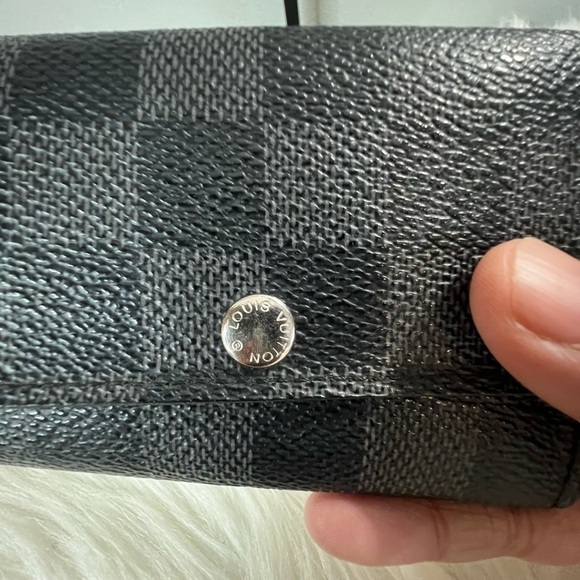 LOUIS vuitton 6 key holder damier graphite - Picture 13 of 16